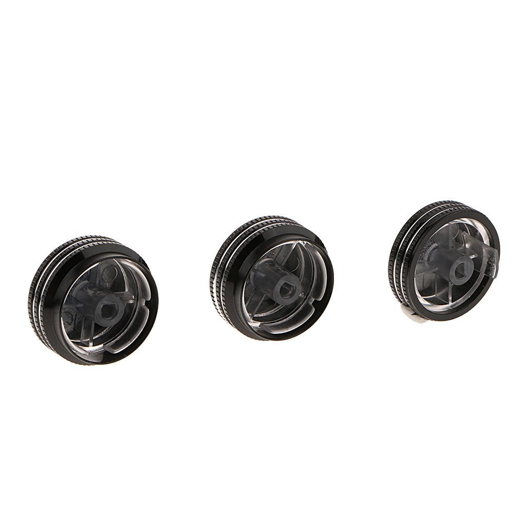 Set of 3 Air Conditioning AC Panel Control Switch Knob Replaces For Car