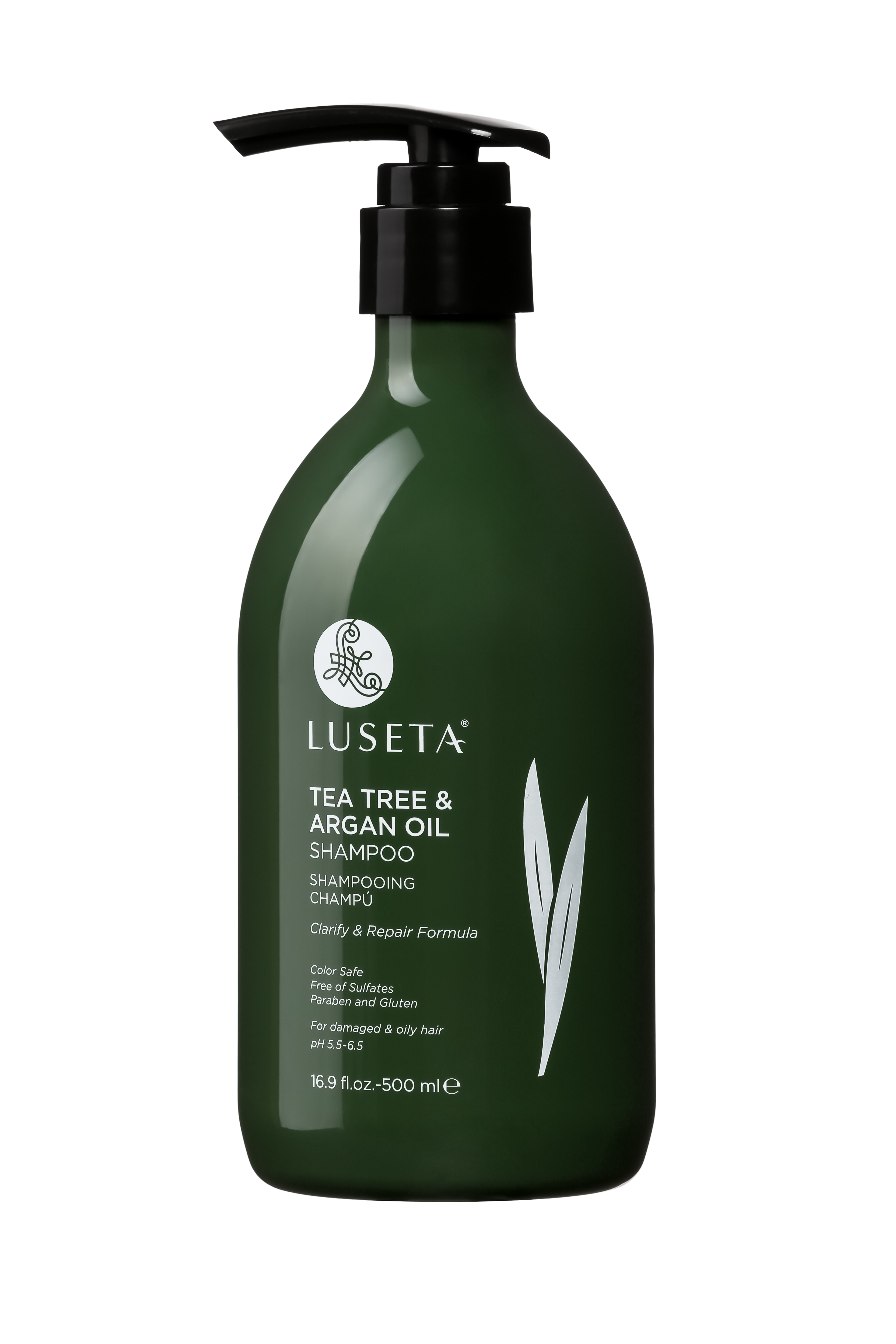  BỘ DẦU GỘI VÀ DẦU XẢ LUSETA TEA TREE & ARGAN OIL 500ML