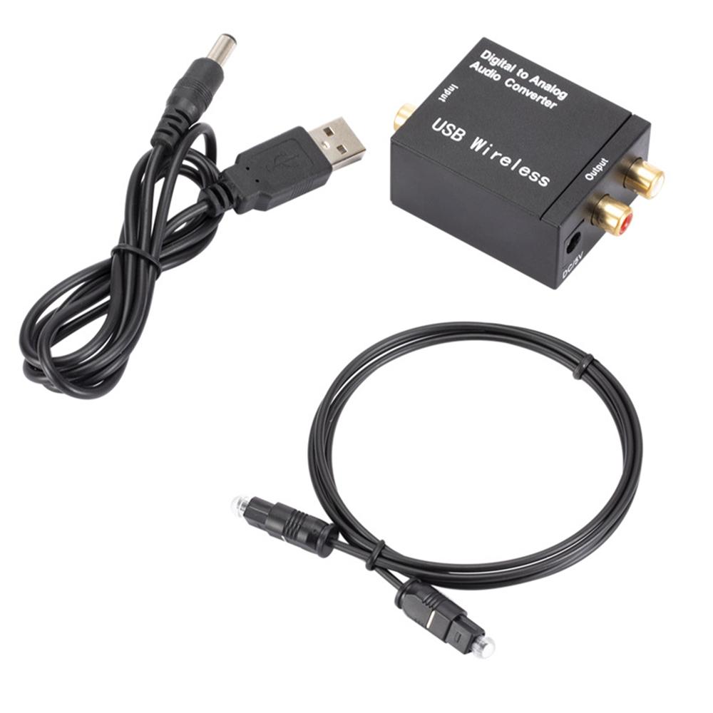 Bluetooth Kỹ Thuật Số Sang Âm Thanh Analog Sợi Quang Đồng Trục Tín Hiệu Analog DAC Spdif Stereo Jack 3.5MM 2 * Bộ Khuếch Đại RCA Bộ Giải Mã