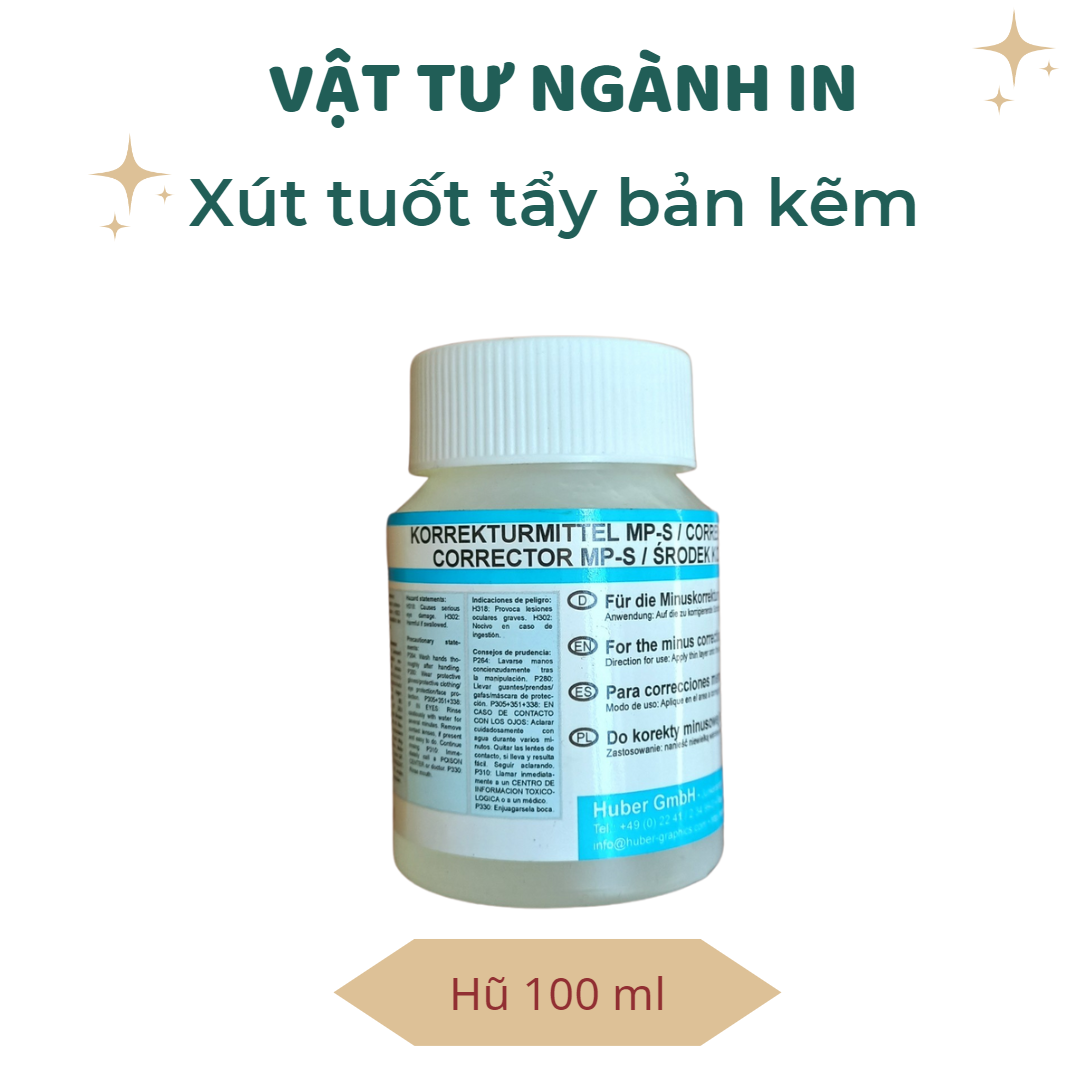 Xút tuốt tẩy bản kẽm chuyên cho ngành in offset in ấn