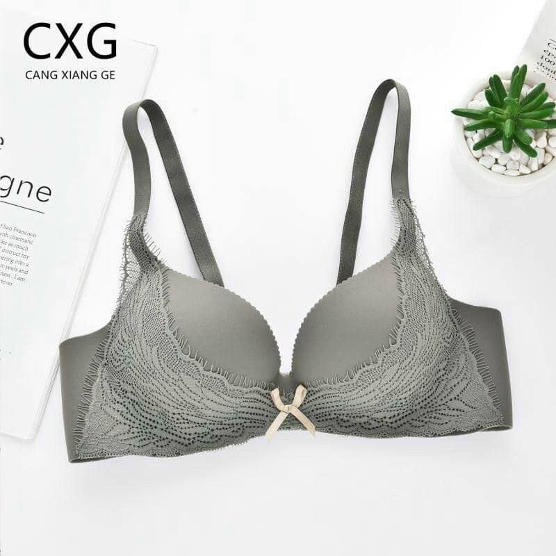 Áo đúc su không gọng phối ren cao cấp nâng ngực