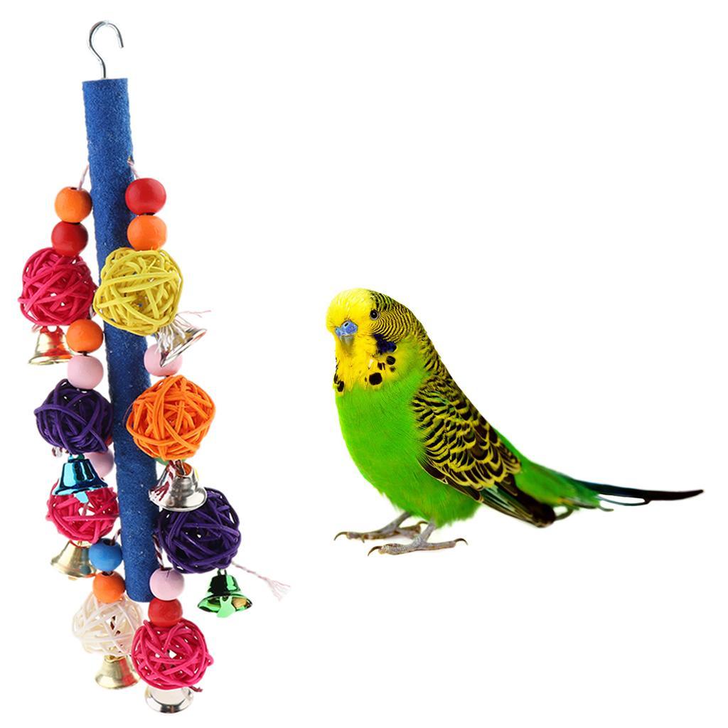Parrot Toy, Chewing,Hanging Toy, Parrot Bird Parakeets Cage Standing Toys