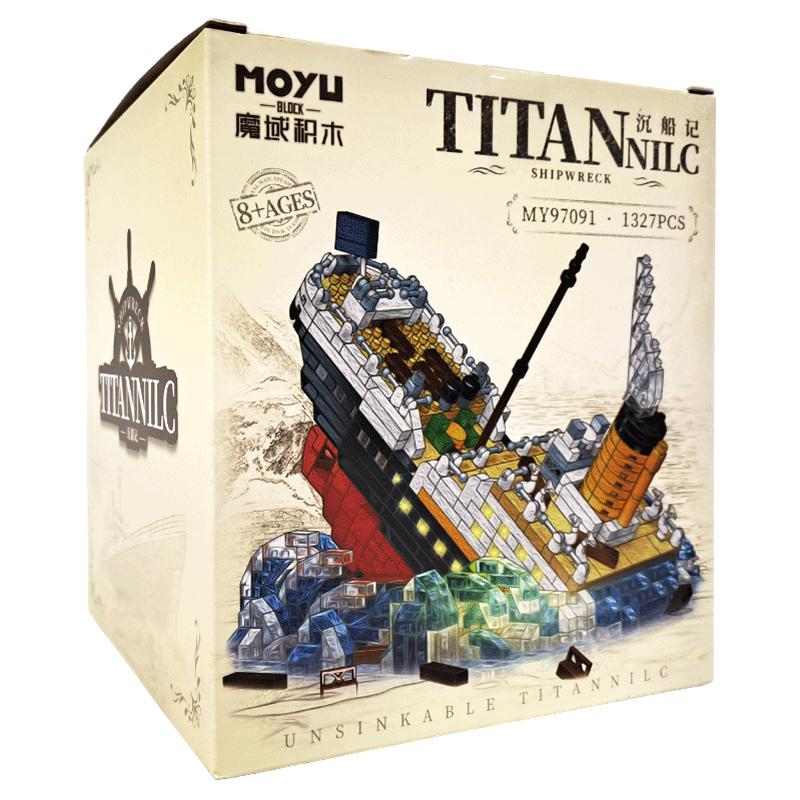 Đồ Chơi Lắp Ráp Mô Hình Tàu Titanic Tình Yêu Bất Diệt - Moyu 97091 (1327 Mảnh Ghép)
