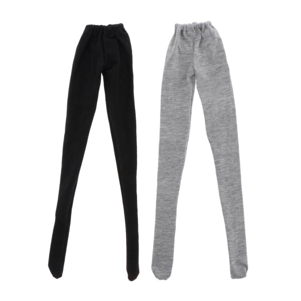 Fashion Doll Pantyhose Pants Tight Slim Long Dress for 1/4 BJD  Dolls