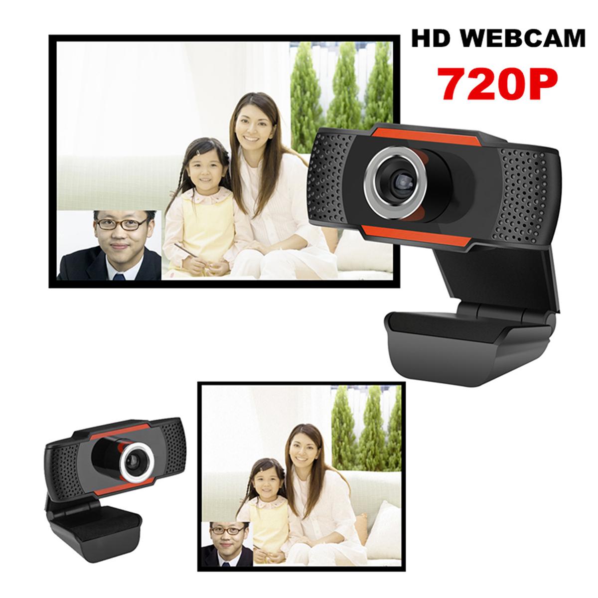 Webcam USB 1MP 720P Tự động lấy nét với tính năng khử tiếng ồn độ nét cao