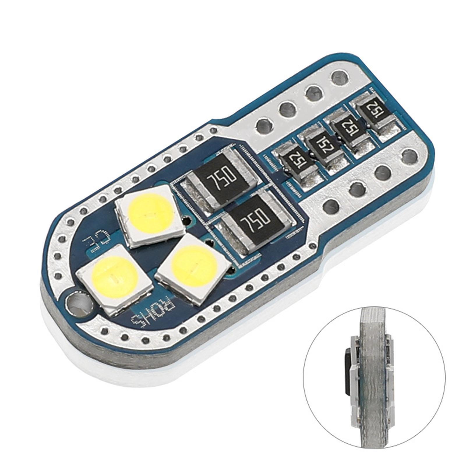 2Pcs W5W T10 194 168 LED Bulbs License Plate Lights Map Light Dome Lights