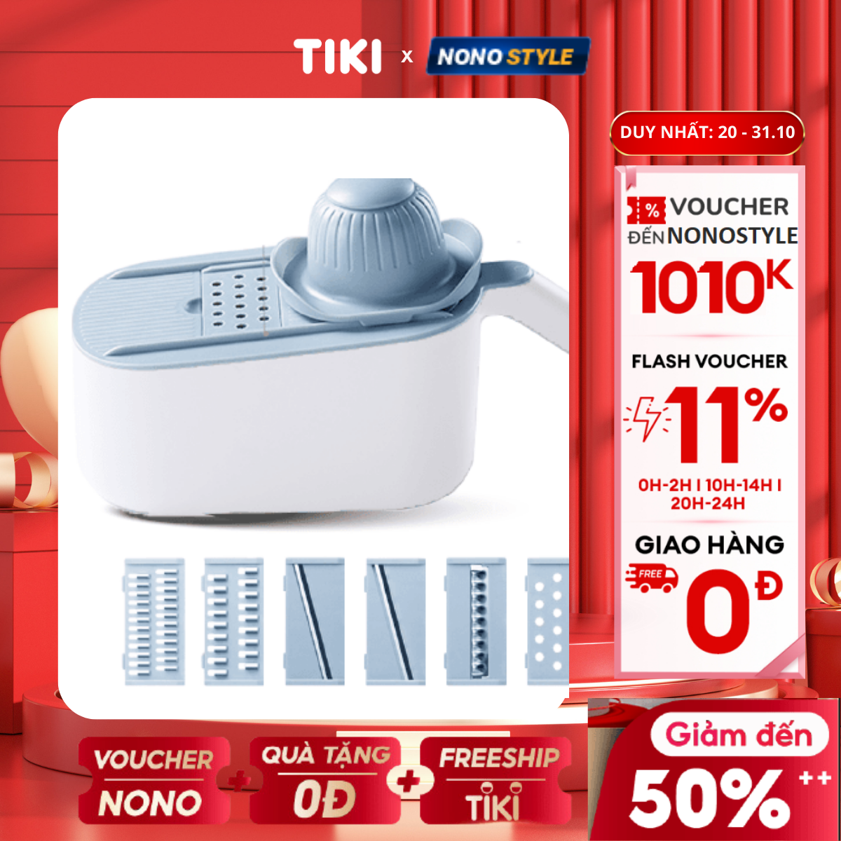 Bộ Thái Rau Củ Đa Năng ECOCO - Hàng Chính Hãng