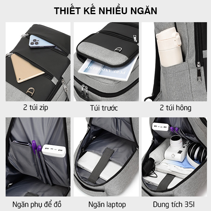 Balo Nam Nữ MENDO - Balo đựng máy tính thời trang phiên bản 2023 -B8015