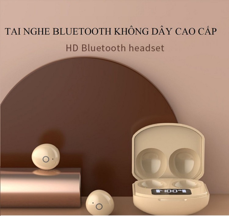 Tai Nghe Bluetooth 5.0 Nhét tai HP-9 Kết Nối Âm Thanh Lossless