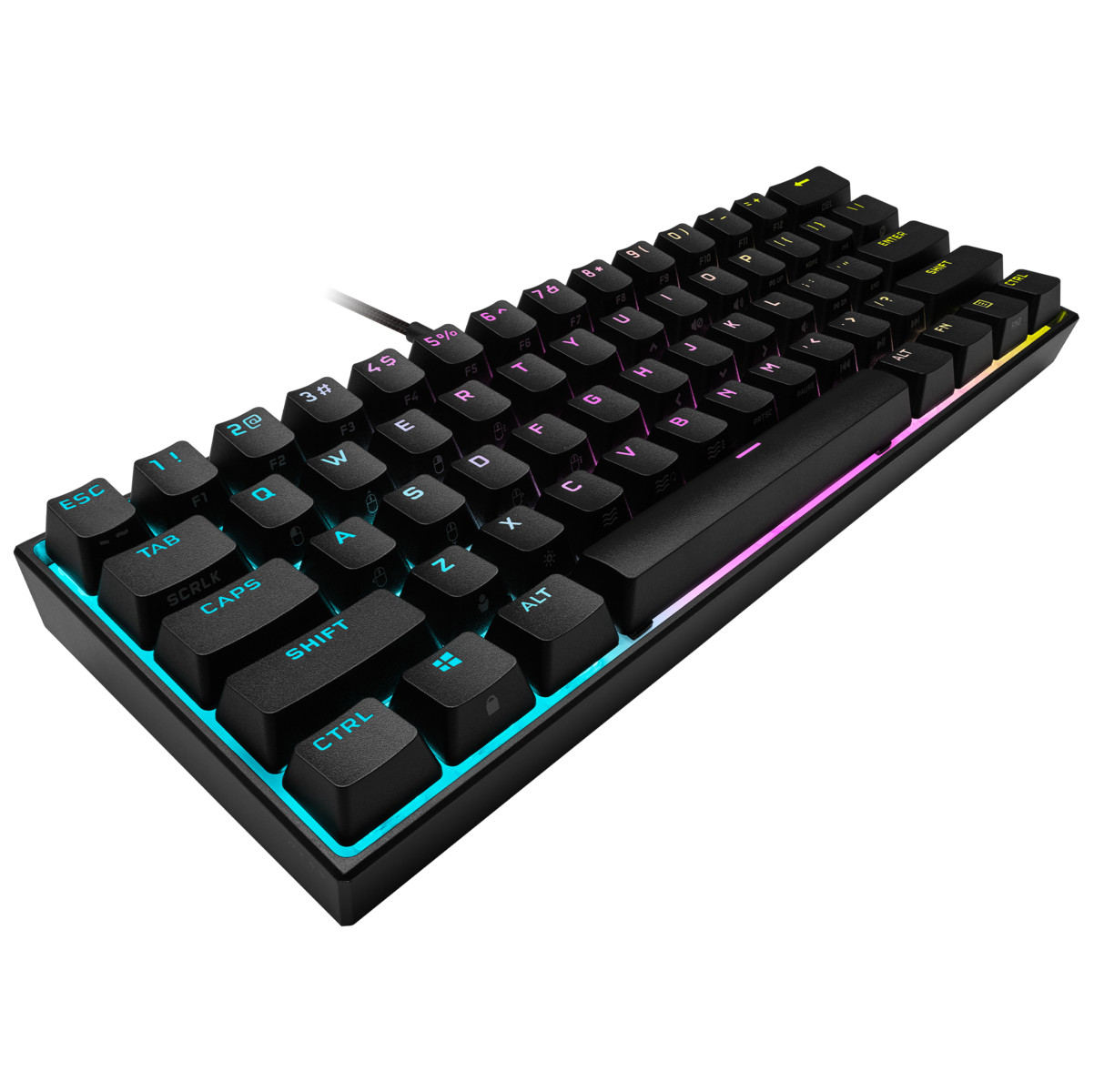 Bàn Phím Cơ Corsair K65 RGB MINI - Hàng Chính Hãng