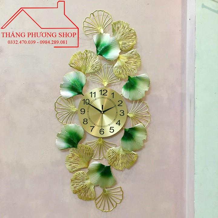 Đồng Hồ Treo Tường Hình Lá Sen TP-001G