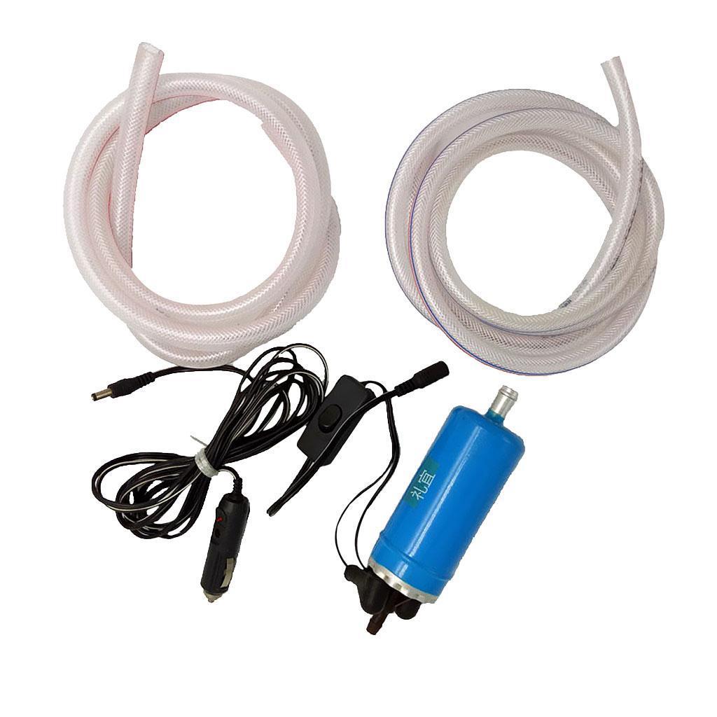 DC 12V 5A Electric Fuel Oil Diesel Pump 3L/min Vehicle Self-priming Pump