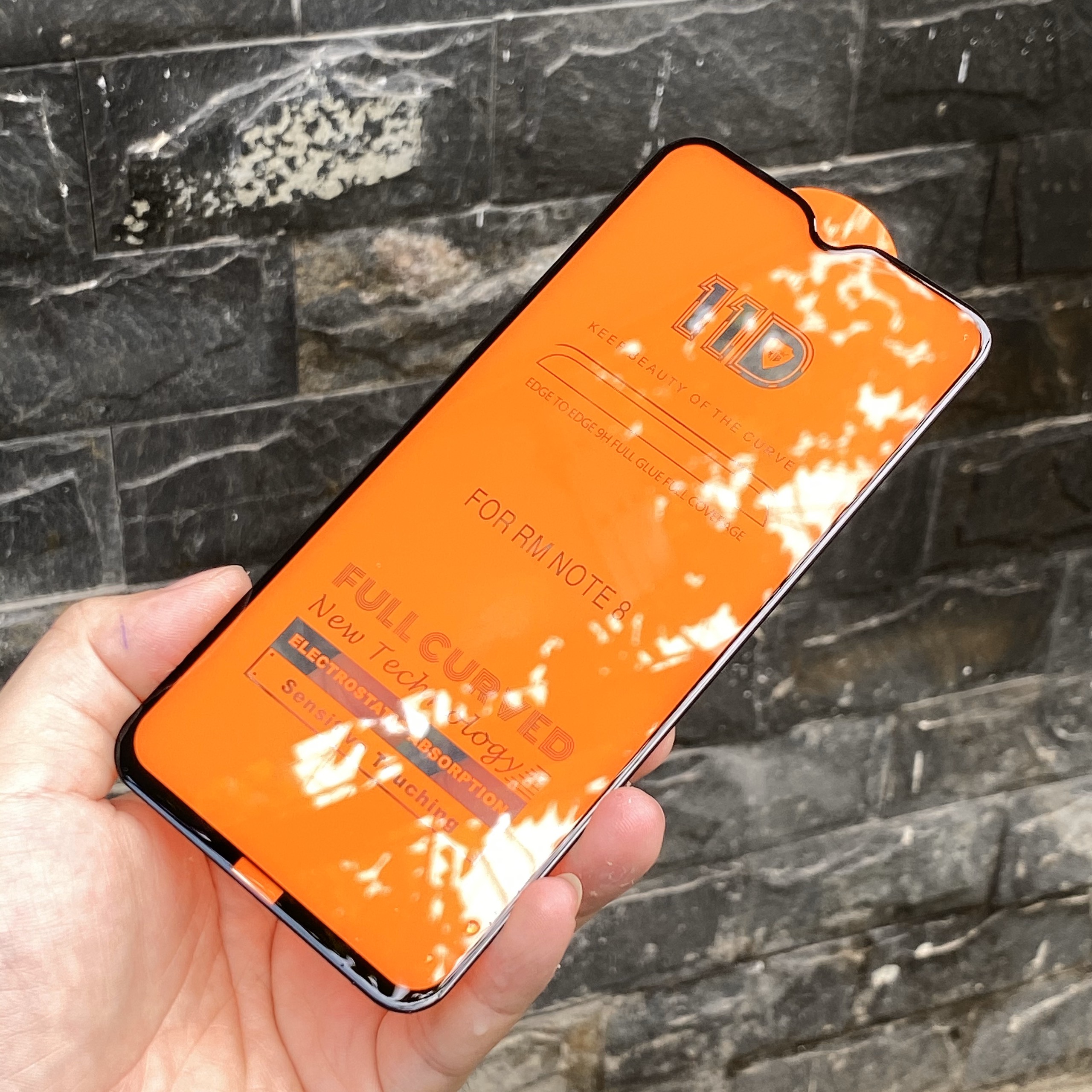 Kính cường lực 11D cho Xiaomi Redmi Note 8 Full viền Đen MIETUBL - Hàng Nhập Khẩu