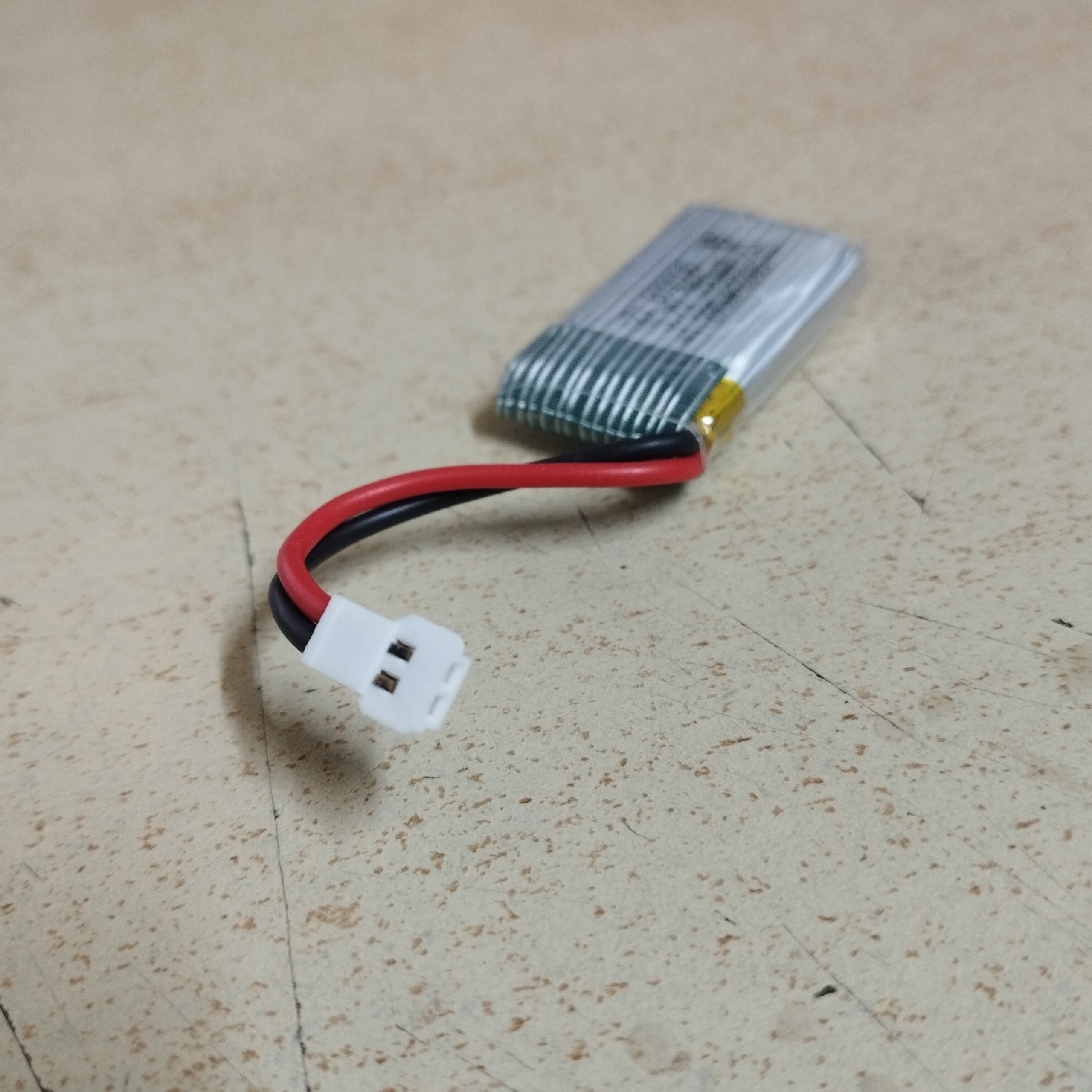 Pin sạc 3.7V 350mAh chân cắm trắng dẹt P2.54 cho zy530
