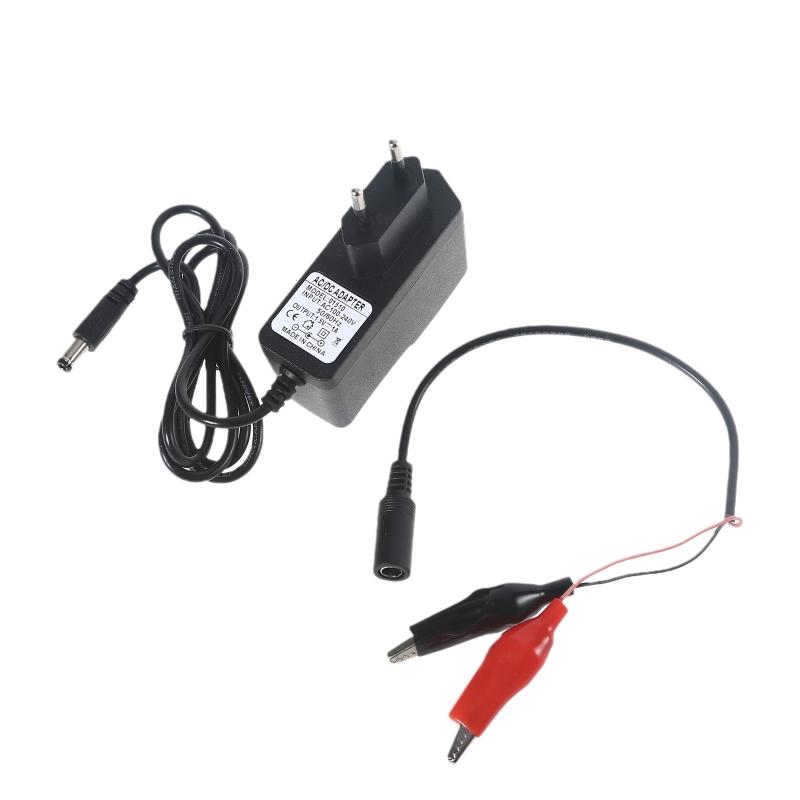 5,5MMX2.5MM AC 100-240V đến DC 1.5V 1A CLIP Bộ chuyển đổi bộ chuyển đổi nguồn cung cấp cho nhiệt kế đồng hồ và nhiều thiết bị 1.5V hơn