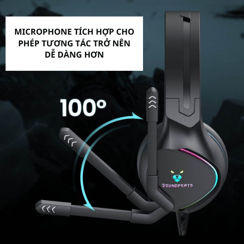 Tai Nghe Chụp Tai Gaming Soundpeats G1 - Hàng Chính Hãng