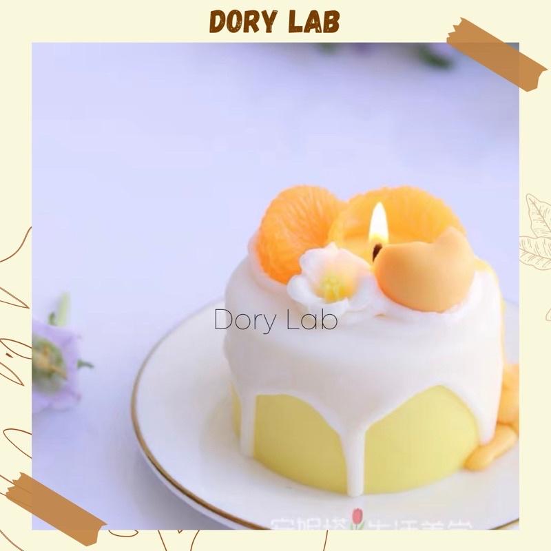 Nến Thơm Tạo Hình Bánh Kem Trái Cây Handmade Không Khói, Phụ Kiện Decor, Quà Tặng - Dory Lab
