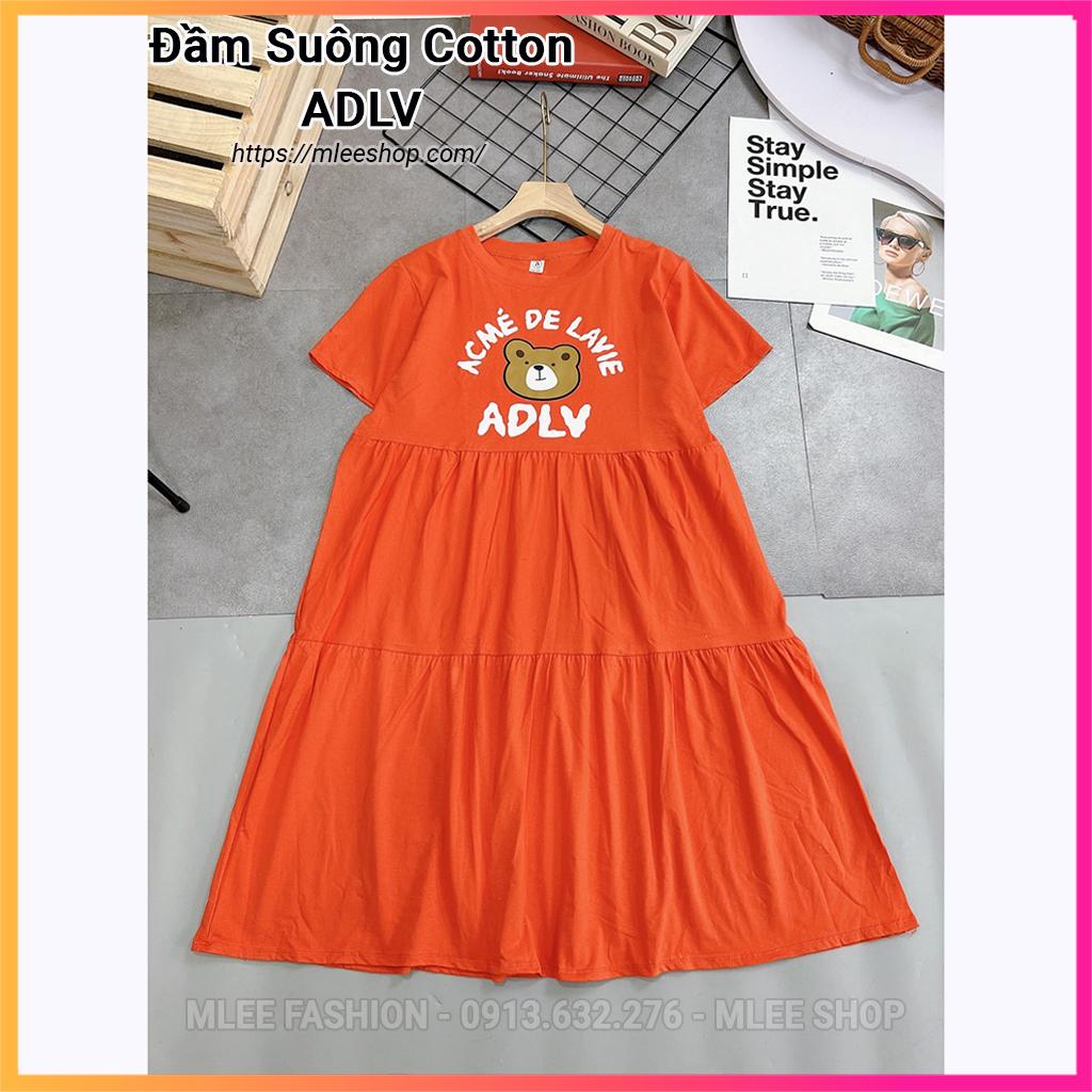 Đầm bầu suông cotton dáng dài, váy xuông đuôi cá co giãn 4 chiều, MLEE SHOP