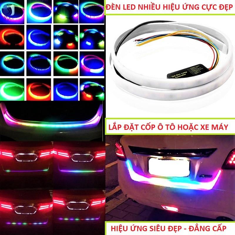 Dây led chạy AUDI trang trí sau ô tô dài 1.2m nhiều hiệu ứng + chế độ xi nhan kiểu audi đẳng cấp
