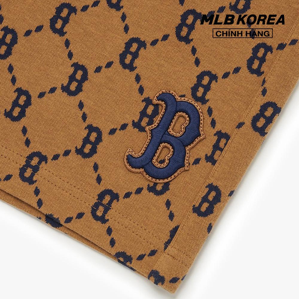MLB - Quần shorts lưng thun Dia Monogram Allover 3ASPM0124
