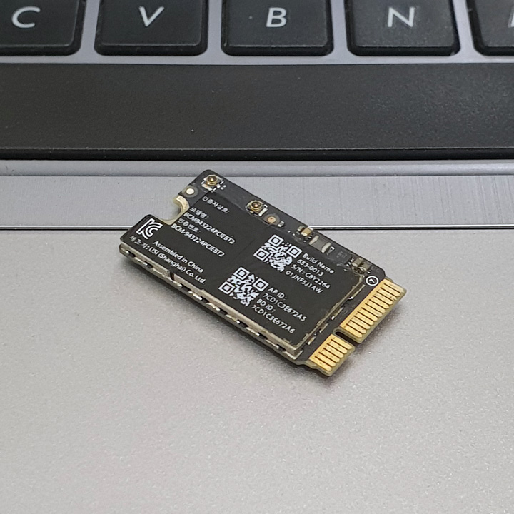 Card wifi tích hợp bluetooth BCM943224PCIEBT2 dành cho MacBook Air 2011 A1369 A1370, 2012 A1465 A1466