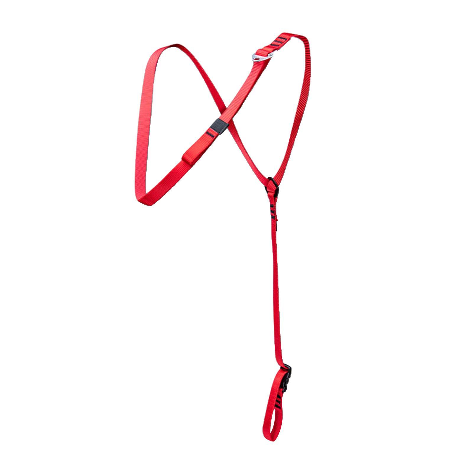 Climbing Chest Ascender Caving Survival Shoulder Strap Aider