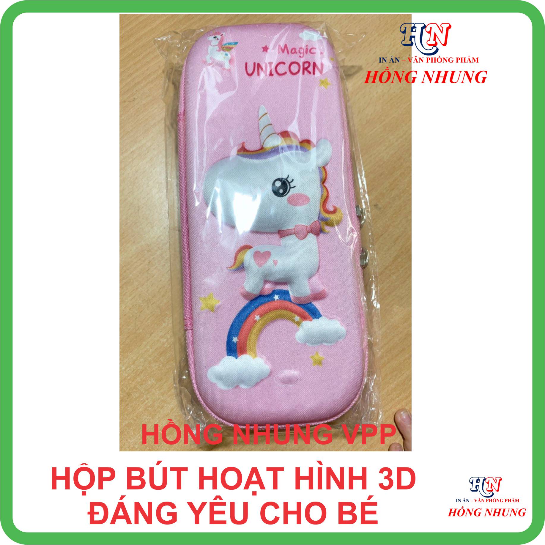 Hộp Bút Trẻ Em Hoạt Hình 3D đáng yêu Cho Bé - NHIỀU MẪU ĐẸP, BẮT MẮT