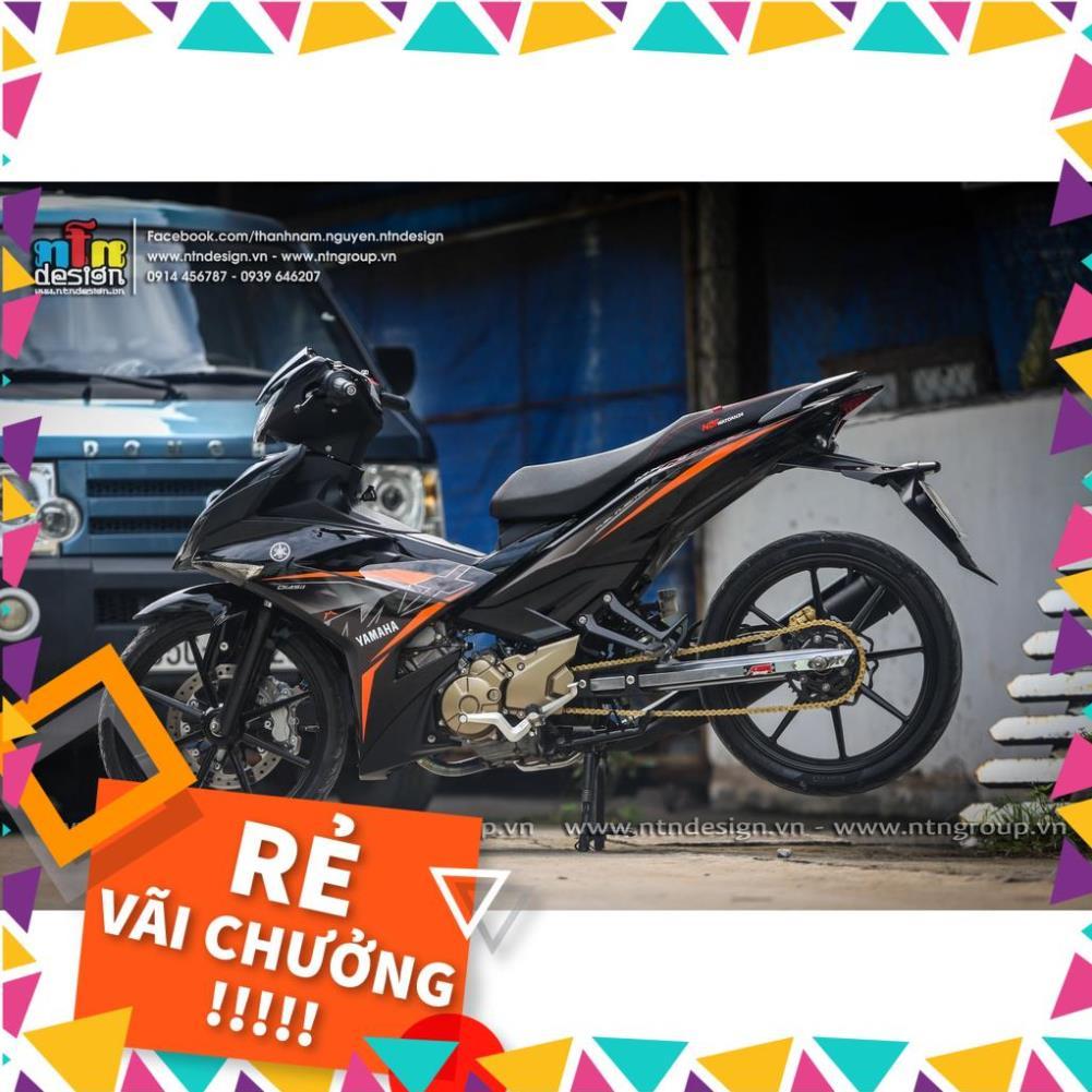 Tem Rời Exciter 150 Mẫu MX Xám Đen Cam Zin