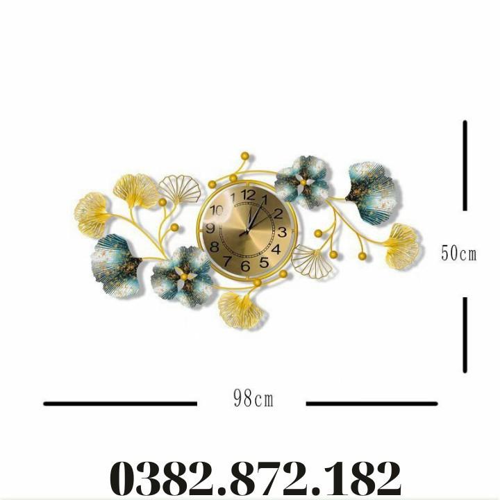 Tranh Sắt Nghệ Thuật Decor Trang Trí Đồng Hồ Phong Cách Mới-Hàng Nhập Khẩu