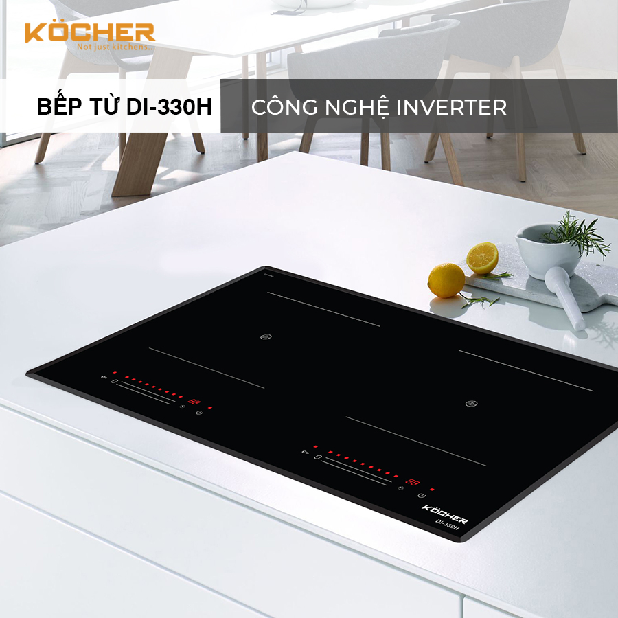 Bếp từ đôi Kocher DI-330H- Hàng Chính Hãng