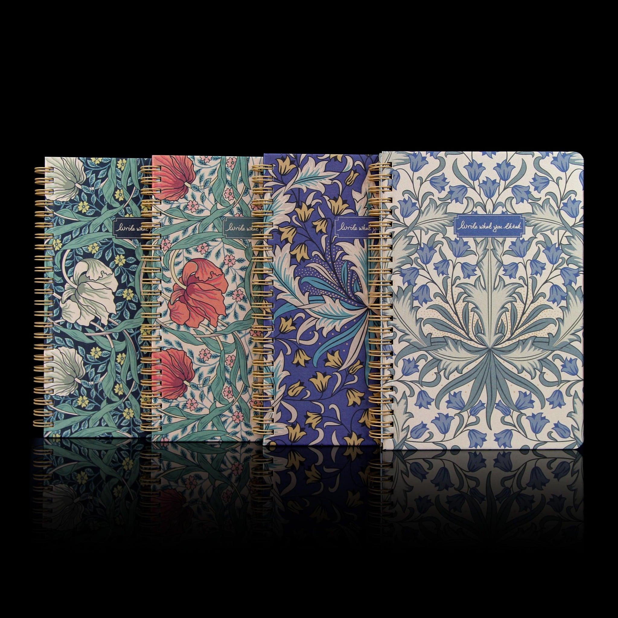 Wetlote Sổ Lò Xo Hoa A5 160Tr - TRẮNG WJA5X721