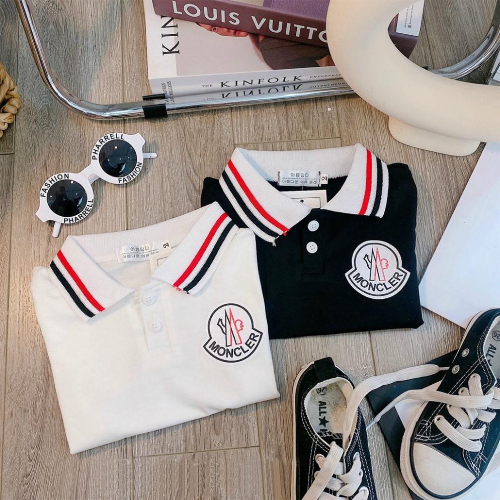 Áo polo cotton cộc tay trẻ em trơn đáng yêu cho bé trai từ 8-19kg LILIKIDS PL01