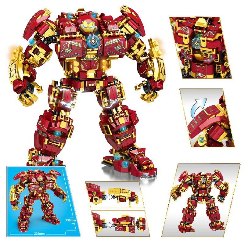 (1450 mảnh) Đồ Chơi Lắp Ráp LEGO MARVEL AVENGERS HULK BUSTER LY 76026