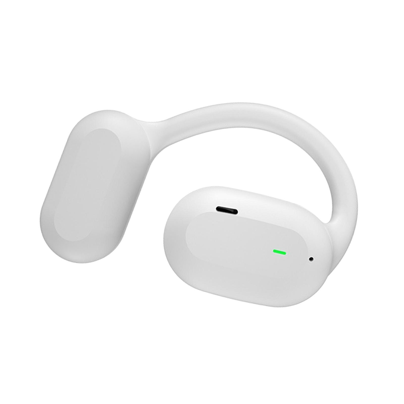 Single Ear Headphones Ear Hooks Right Ear Earbuds for Running Office Cycling