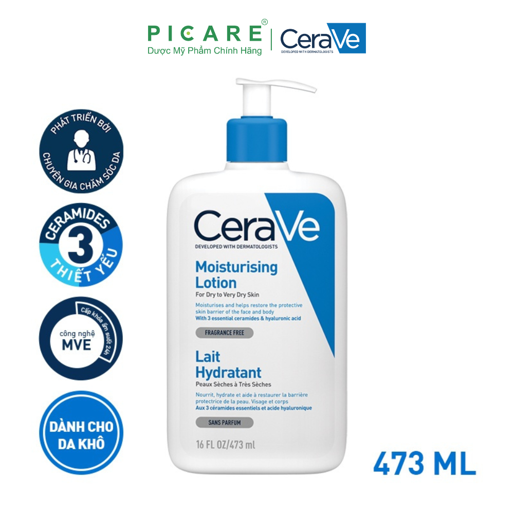 Sữa Dưỡng Ẩm Dành Cho Da Khô CeraVe Moiturising Lotion 473ml