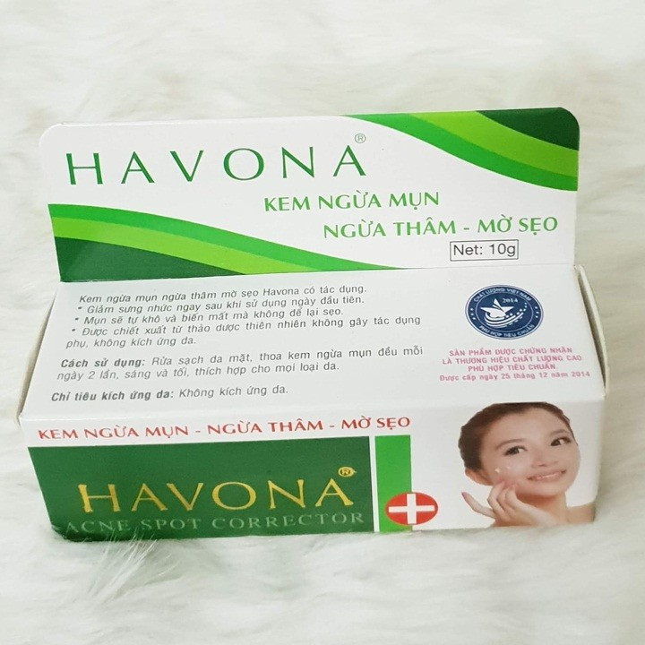 KEM TRỊ MỤN THÂM DỊ ỨNG HAVONA 2