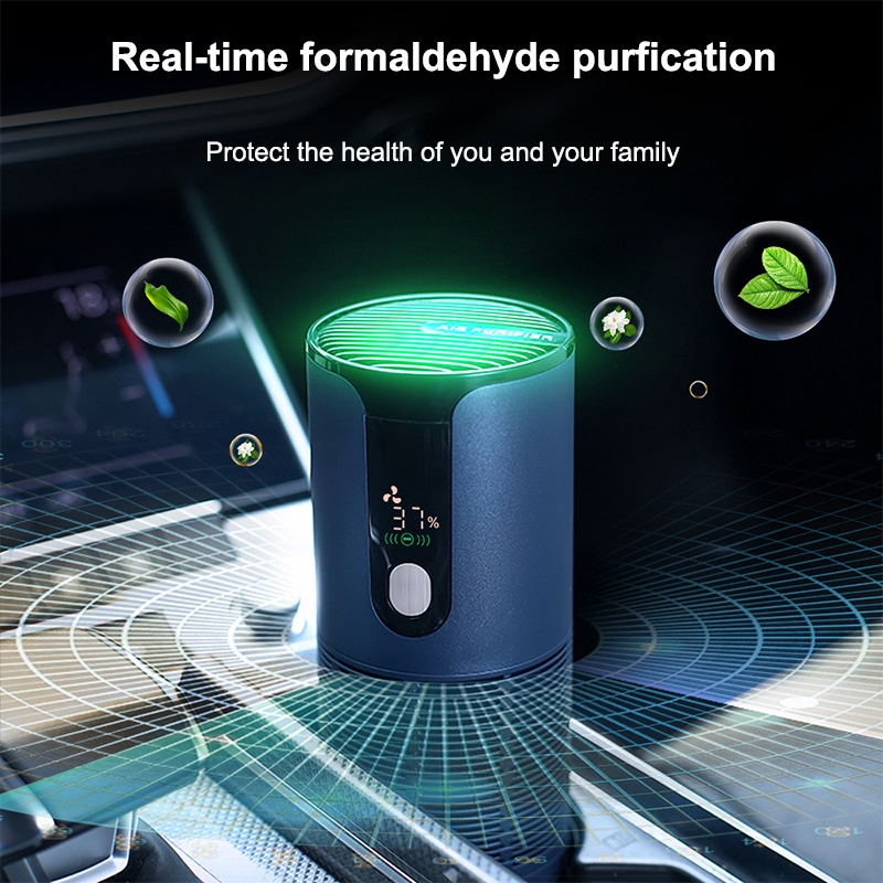 Máy lọc không khí ô tô ion âm U13 1200mAh Loại bỏ mùi khói Formaldehyde