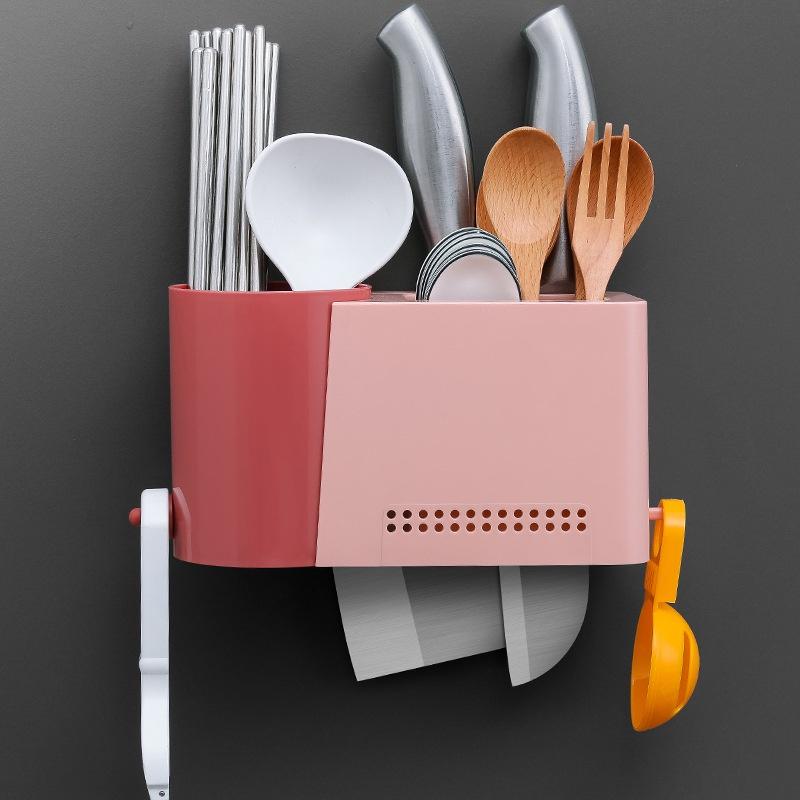 Hộp Đựng Đũa Muỗng Gắn Tường Tiện Dụng Cho Nhà Bếp