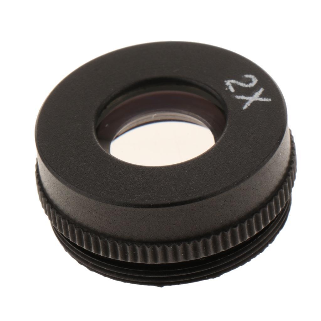 Add-on 2X 800X AUX Auxiliary Objective Barlow Lens For Stereo Microscopes