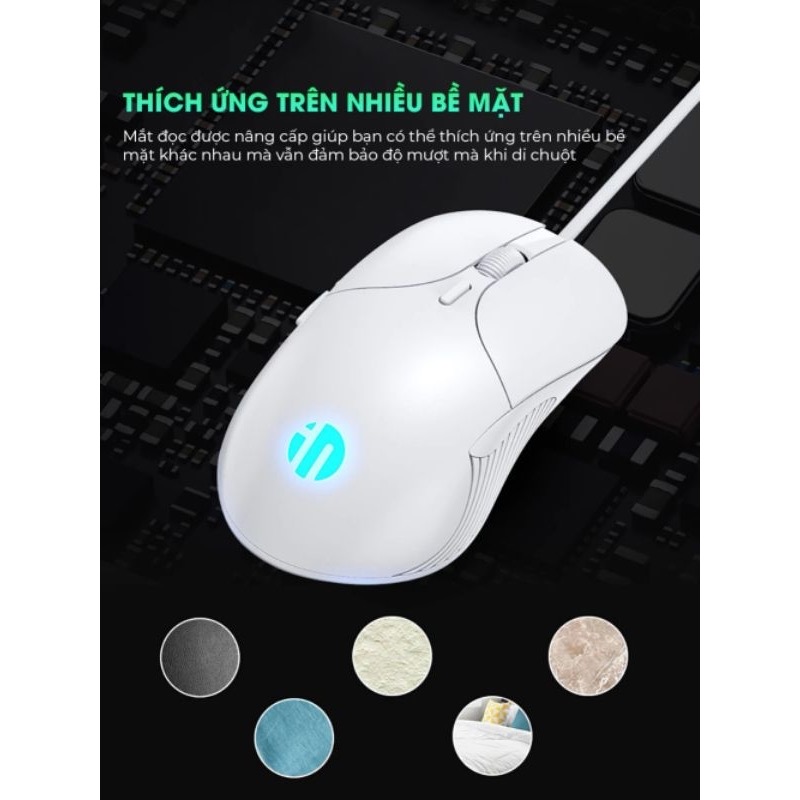 Chuột máy tính chơi game TEKKIN X22 bản có dây DPI 3600 thiết kế công thái học phù hợp cả gaming và làm việc - hàng chính hãng