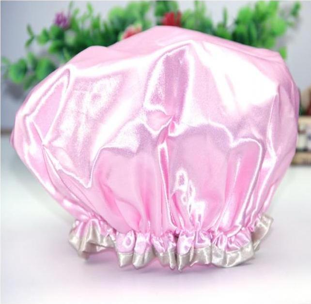 Mũ nilon đội đầu bảo vệ tóc loại siêu dầy  (giao màu ngẫu nhiên)