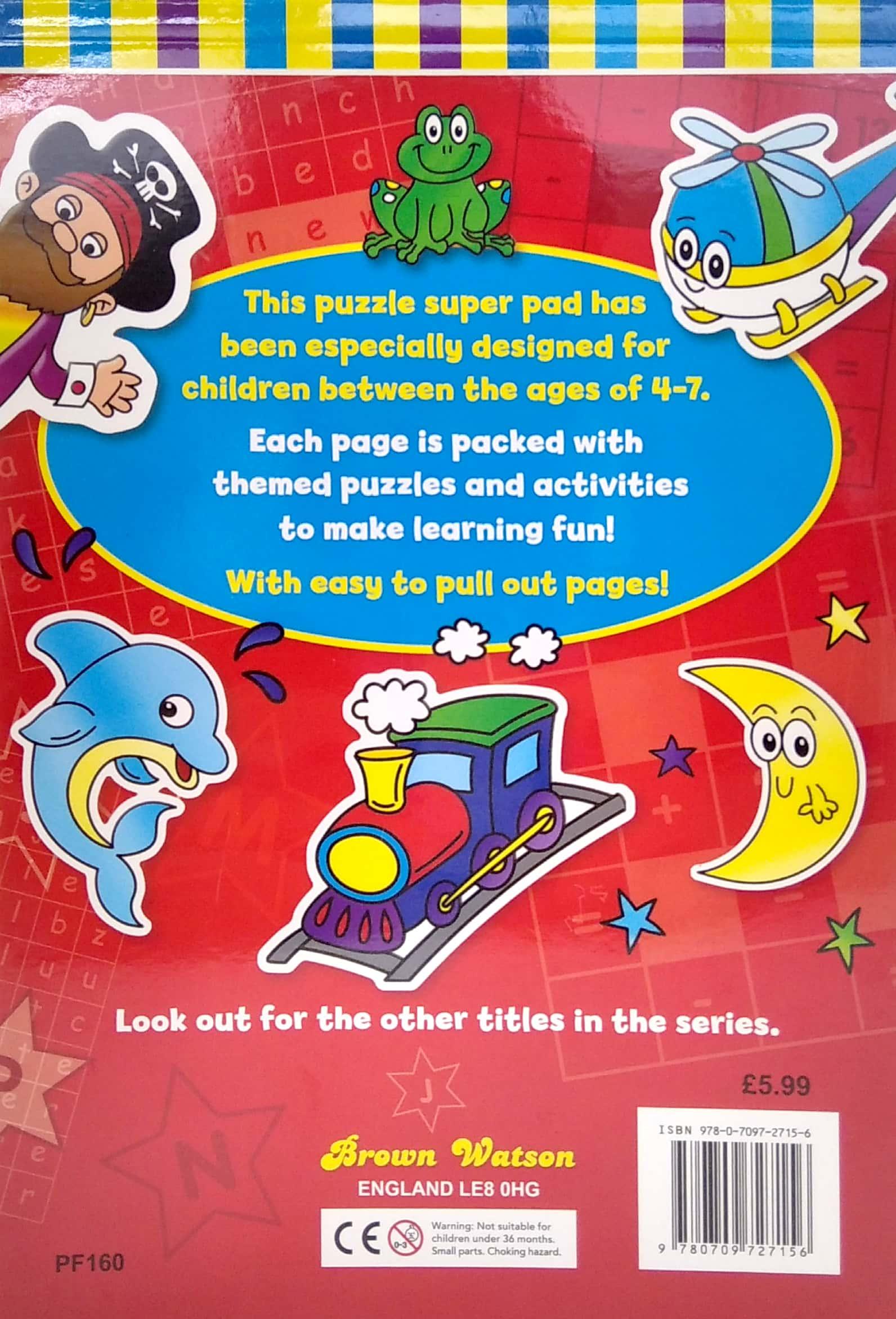 Puzzle Fun Super Pad: Age 4-7 Years