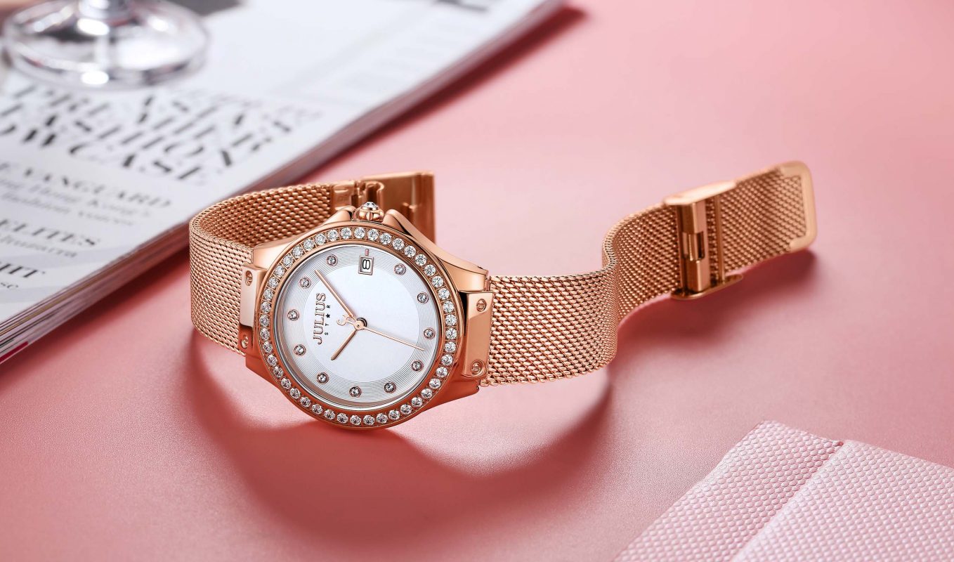 Đồng Hồ Julius Star JS-040 Sapphire Tặng Kèm Viền Mặt Đồng Hồ