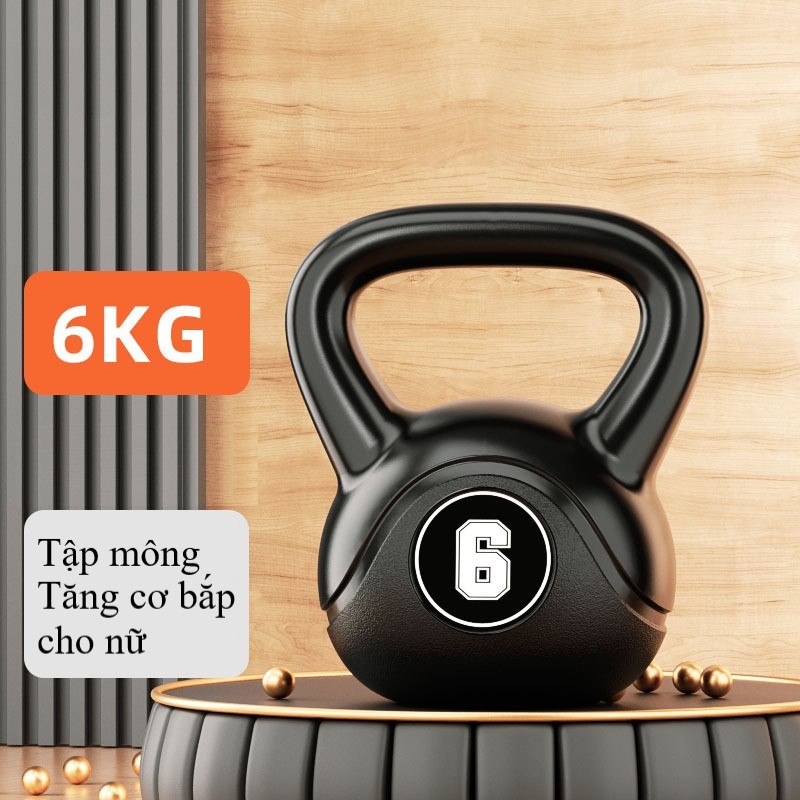 Tạ Bình Vôi, Tạ Ấm, Tạ Quai Xách, Tạ Chuông Dụng Cụ Tập Gym Tập Mông Đùi Gym Thể Dục Tại Nhà