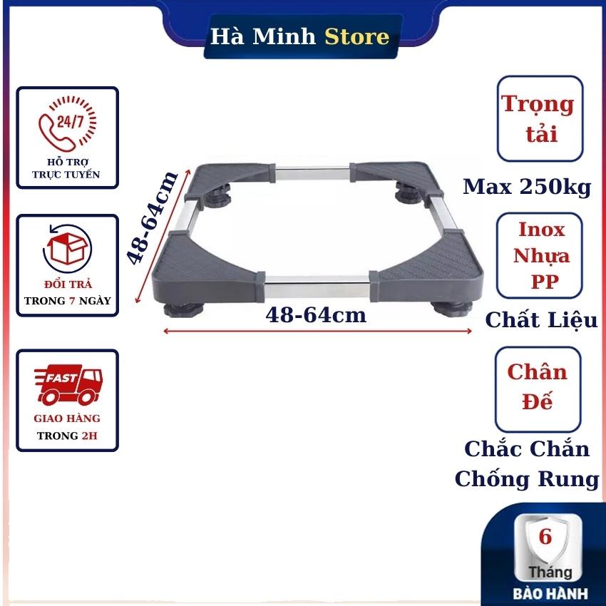 Chân Kệ Tủ Lạnh Máy Giặt, Chống Rung Lắc, Điều Chỉnh Kích Thước - Chân Kê Tủ Lạnh Máy Giặt Đa Năng