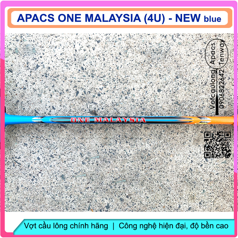 Vợt Cầu Lông Apacs One Malaysia – 4U New Blue | Vợt đẹp trong tầm giá, bền bỉ với thời gian, phù hợp đánh phong trào