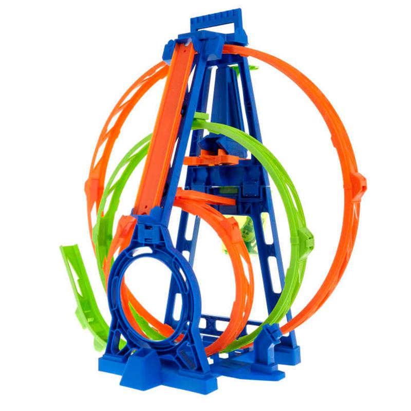 Đồ Chơi Bộ Đường Đua Hot Wheels Vòng Xoay Kì Diệu HMX37