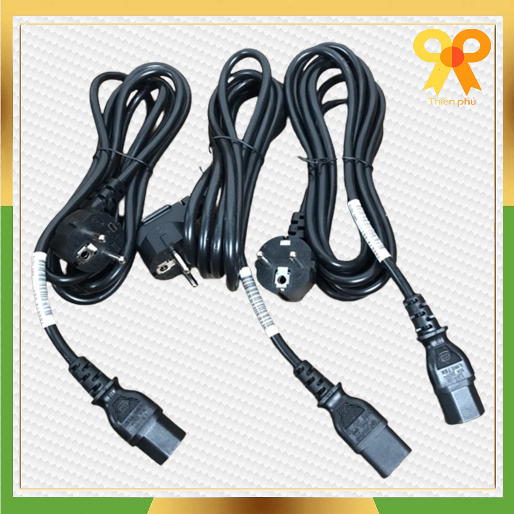 Dây nguồn máy tính 2 chấu dài 2,5m công suất 1500W - 2000W