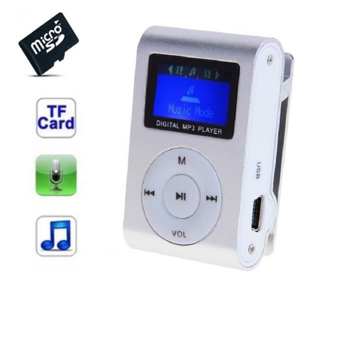 Combo Máy Nghe Nhạc Mp3 kèm dây sạc, tai nghe thể thao và thẻ nhớ 4G Class 10