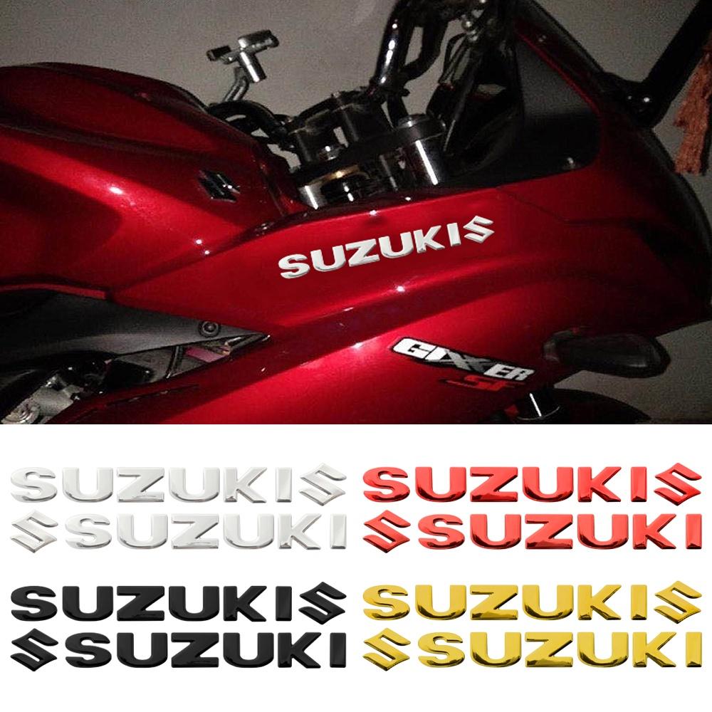 Decal 3d Chữ Suzuki Trang Trí Xe Hơi Xe Máy